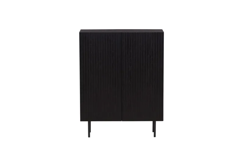 Björkön Skjenk 80x30 cm, Svart