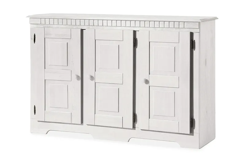 Kersey Skjenk 121 cm, Hvit