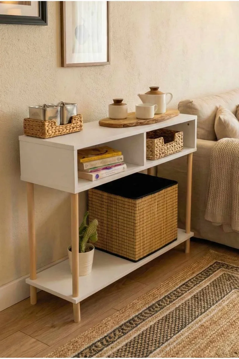Skjenk Hanah Home Peka Sideboard (90 x 75 x 30 cm) Hvit, Hvit