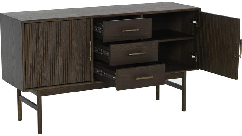 Skjenk Porsvik - brunlakkert eikefiner - Oppbevaring - Oppbevaringsmøbler - Sideboard & skjenker