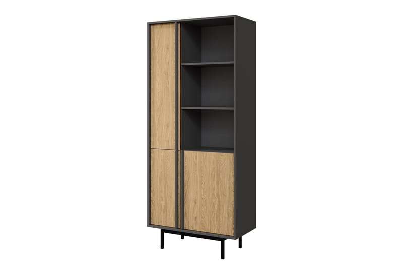 Farshian Highboard, Grå/Brun