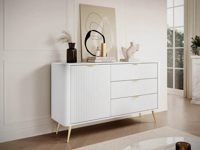 Forba skjenk 139 cm - hvit - Oppbevaring - Skap - Barskap
