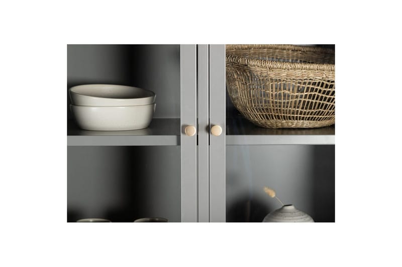 Hyller Hylle Bakal Light grey - Oppbevaring - Skap - Vitrineskap