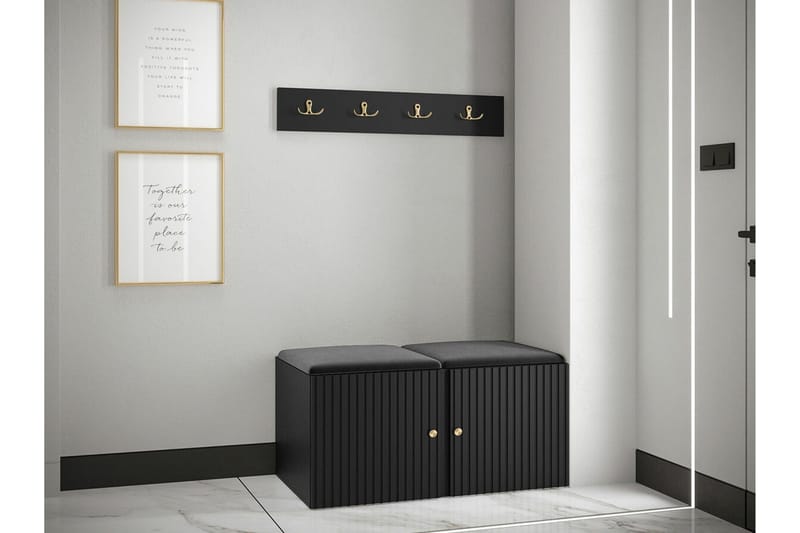 Dunvegan Highboard Black - Oppbevaring - Skap - Oppbevaringsskap