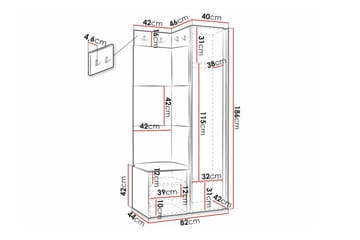 Dunvegan Highboard Black - Oppbevaring - Skap - Oppbevaringsskap