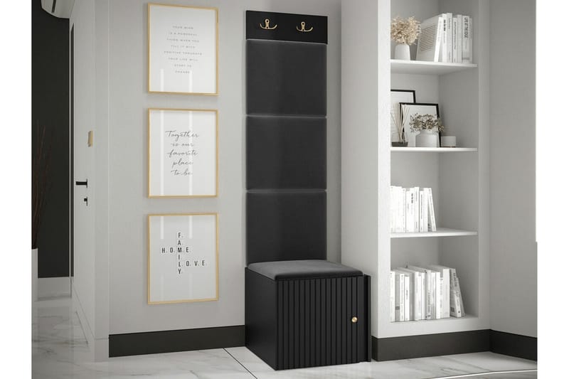 Dunvegan Highboard Black - Oppbevaring - Skap - Oppbevaringsskap