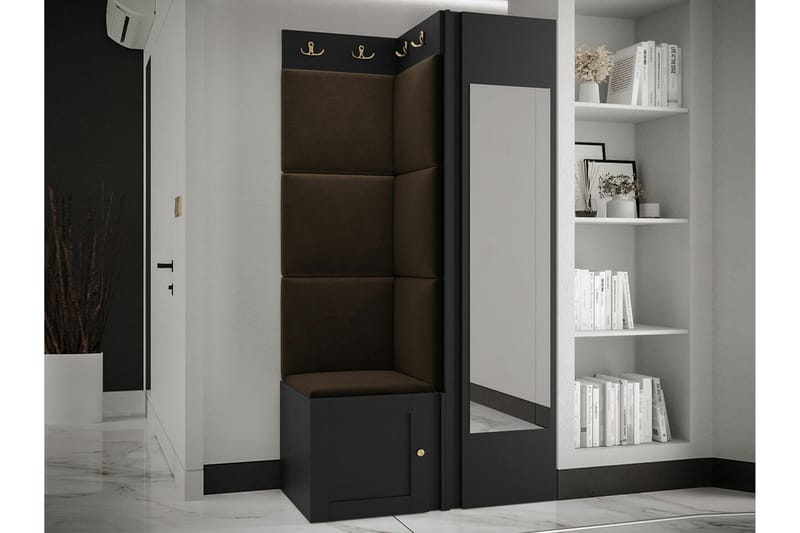 Dunvegan Highboard - Svart - Oppbevaring - Skap - Oppbevaringsskap