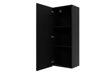Tessan Veggskap 45 cm Loddrett - Svart - Oppbevaring - Skap - Oppbevaringsskap