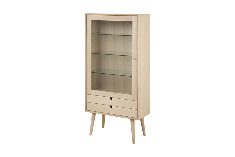 Century Vitrineskap 72 cm, Hvitpigmentert