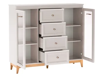 Zeylor Vitrineskap 142 cm - Oppbevaring - Skap - Vitrineskap
