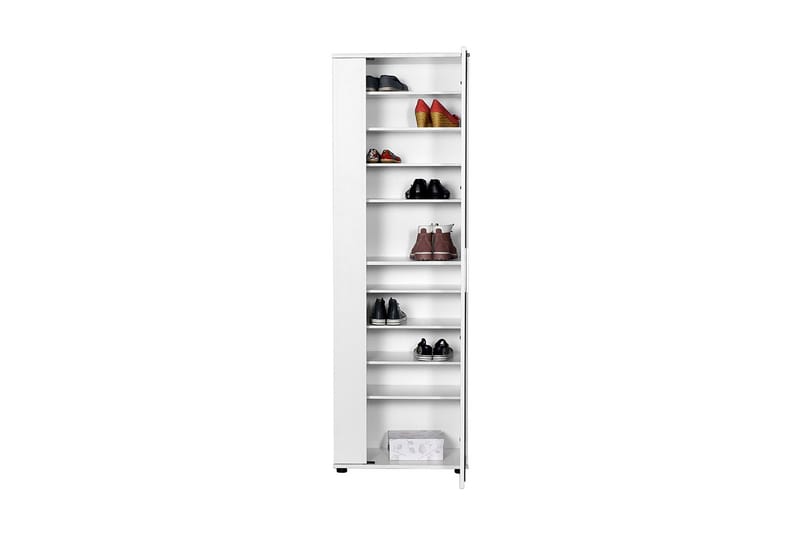 Shoe Cabinet Hvit - Hvit - Oppbevaring - Skooppbevaring