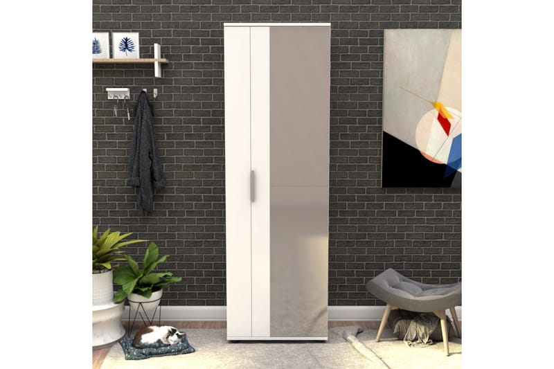 Shoe Cabinet Hvit - Hvit - Oppbevaring - Skooppbevaring