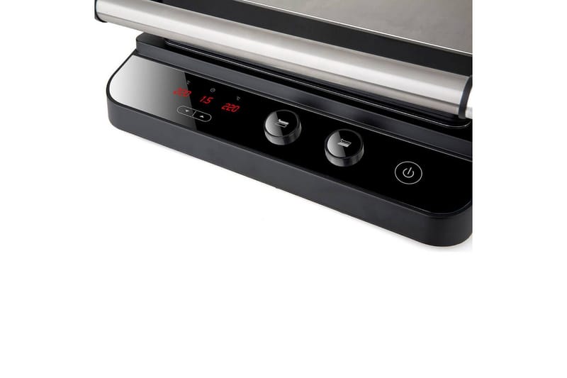 Bordgrill Black+Decker Børstet Stål Temp Kontroller 2000W - Hage - Griller - Øvrige griller - Bærbar grill & campinggrill
