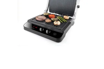Bordgrill Black+Decker Børstet Stål Temp Kontroller 2000W - Hage - Griller - Øvrige griller - Bærbar grill & campinggrill