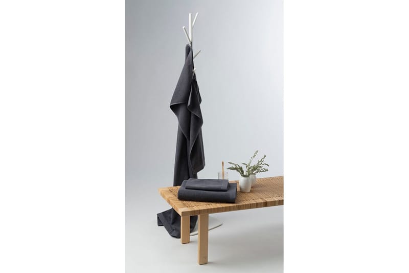 Badelaken Enzo Frotté 90 x 150 cm - Blå - Tekstiler - Tekstiler baderom - Håndklær