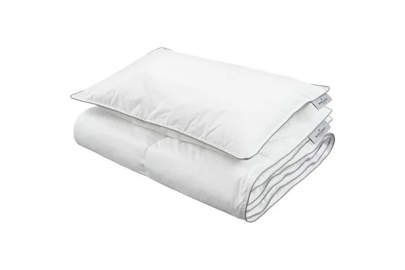 Barnedyne med pute sprinkelseng Lyxfiber 100x130 cm, Hvit