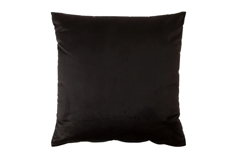 Velvet Pyntepute 50x50 cm Svart