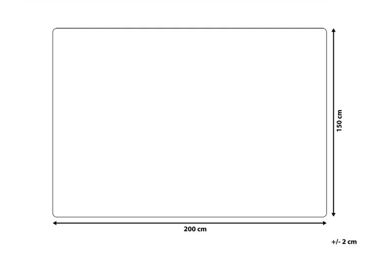 Haifa Sengeteppe 150x200 cm - Gul - Tekstiler - Pute & pledd - Tepper & pledd