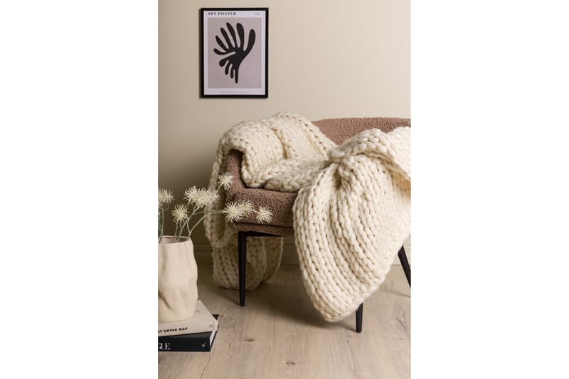 Kate pledd 130x170 cm - Beige - Tekstiler - Pute & pledd - Tepper & pledd