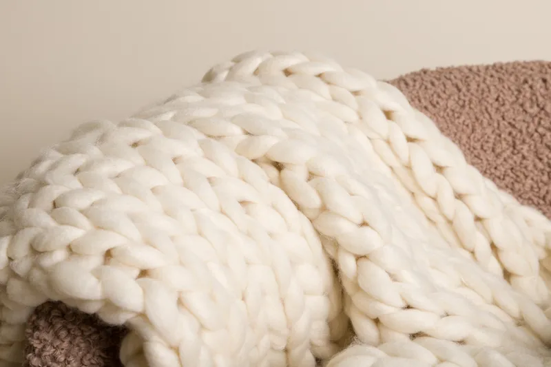 Kate pledd 130x170 cm - Beige - Tekstiler - Pute & pledd - Tepper & pledd