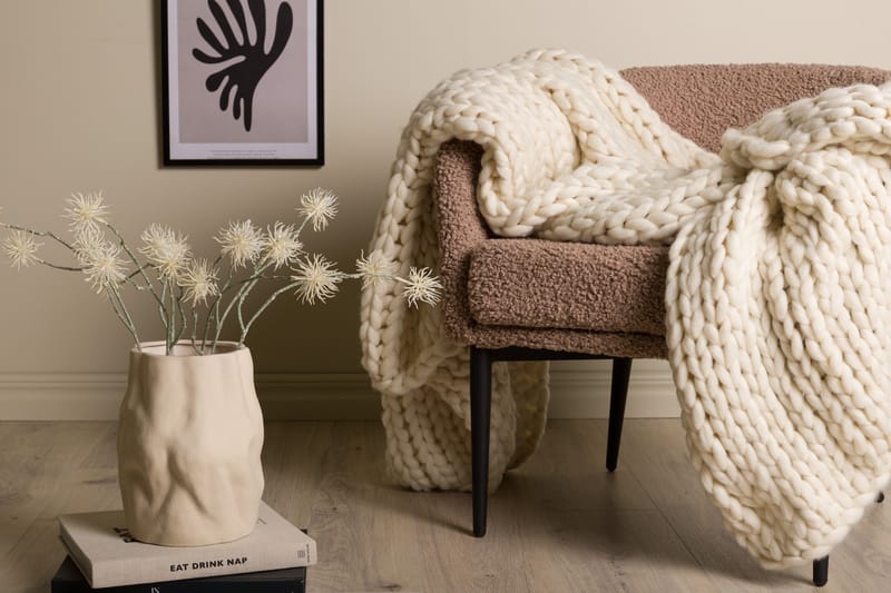 Kate pledd 130x170 cm - Beige - Tekstiler - Pute & pledd - Tepper & pledd