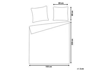 Dynetrekksett Morningside 220x155 cm - 220x155 cm - Tekstiler - Sengetøy - Sengetøysett & dynetrekksett