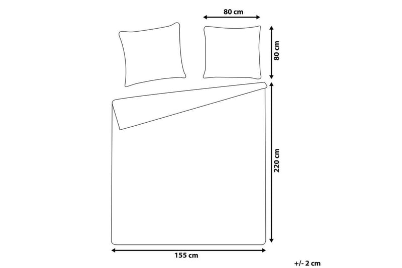 Dynetrekksett Morningside 220x155 cm - 220x155 cm - Tekstiler - Sengetøy - Sengetøysett & dynetrekksett