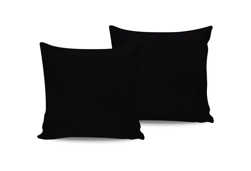 Merionis putetrekk 2-pk 60x60 cm, Svart