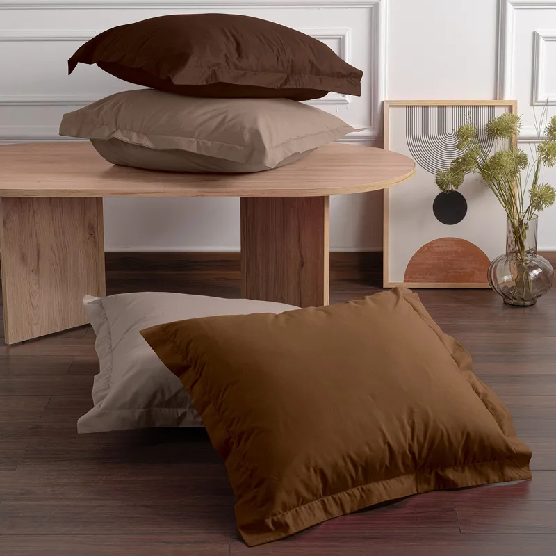 Veyloren putetrekk 2-pk 60x60 cm - Beige - Tekstiler - Sengetøy - Putetrekk