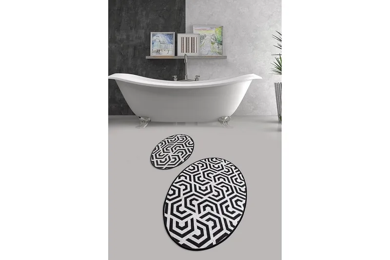 Chilai Home Badematte Sett med 2 - Multi - Tekstiler - Tepper & Matter - Baderomsmatte
