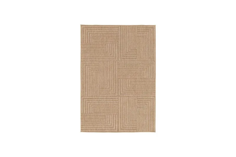 Hillerstorp Belle utematte 240x340 cm beigebrun, Beigebrun