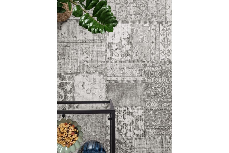 Patchwork Silver 80*150 KM Home Silver 80x150 cm - Tekstiler - Tepper & Matter - Moderne tepper - Friezematter