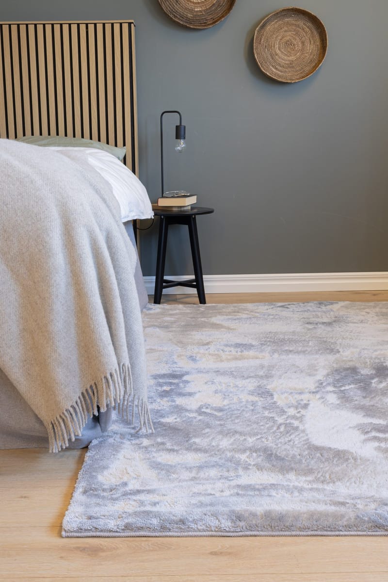 Cozy Ryematte 240x340 cm Rektangulær - Sølv - Tekstiler - Tepper & Matter - Moderne tepper - Ryeteppe