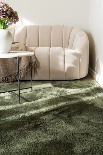 Cozy Ryeteppe 240x340 cm Rektangulær - Grønn - Tekstiler - Tepper & Matter - Moderne tepper - Ryeteppe