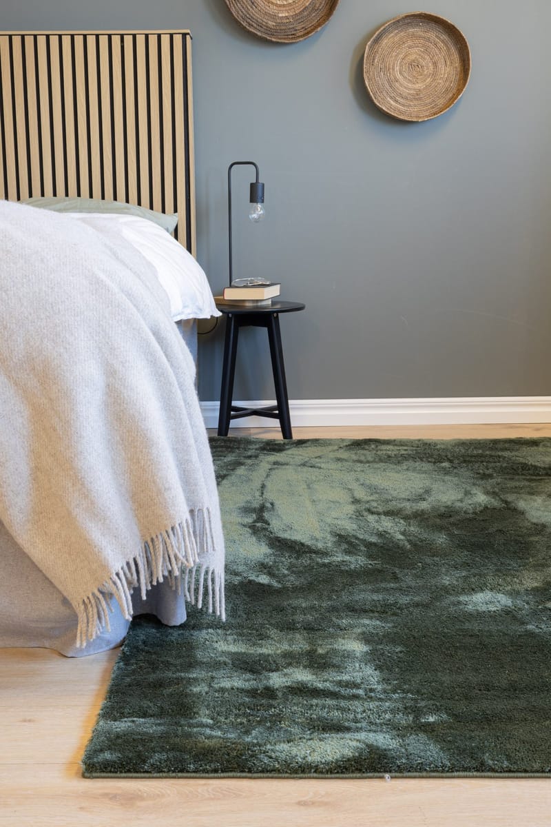 Cozy Ryeteppe 240x340 cm Rektangulær - Grønn - Tekstiler - Tepper & Matter - Moderne tepper - Ryeteppe