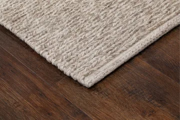 Dalarö Ullteppe 75x230 cm Rektangulær - Beige - Tekstiler - Tepper & Matter - Moderne tepper - Ullteppe