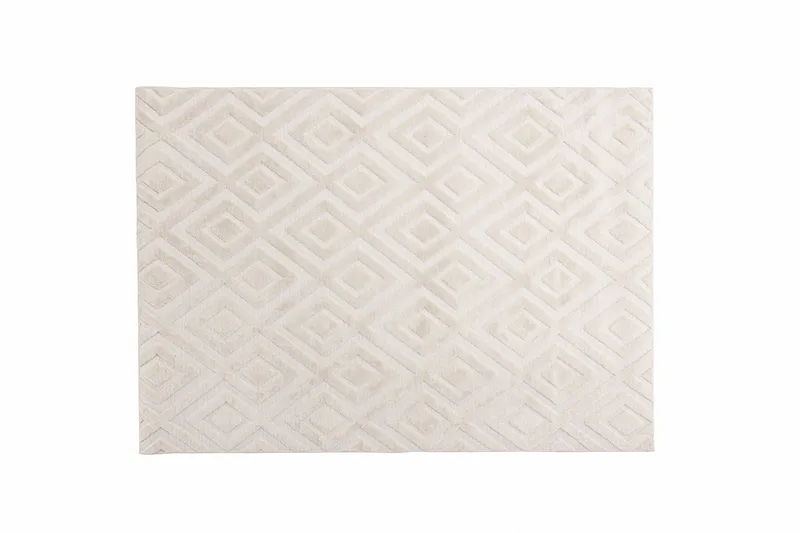 Pia Ryeteppe 160x230 cm, Hvit