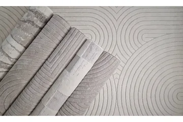 Bella Wiltonteppe 240x340 cm Rektangulær - Hvit - Tekstiler - Tepper & Matter - Moderne tepper - Friezematter