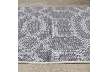Magma Bomullsteppe 100x200 cm Rektangulær - Grå - Tekstiler - Tepper & Matter - Moderne tepper - Bomullstepper