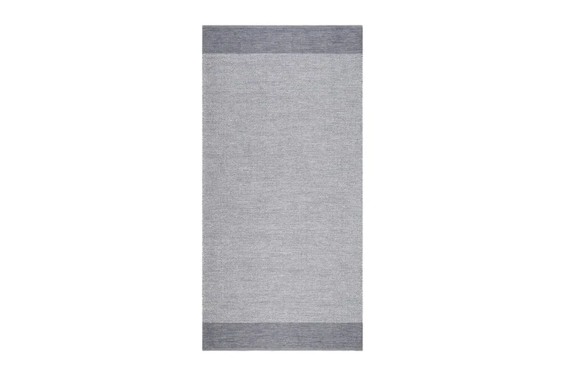 Alva Bomullsteppe 75x220 cm Oval, Grå