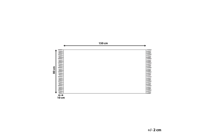 Aparan Bomullsteppe 80x150 cm - Beige - Tekstiler - Tepper & Matter - Moderne tepper - Bomullstepper