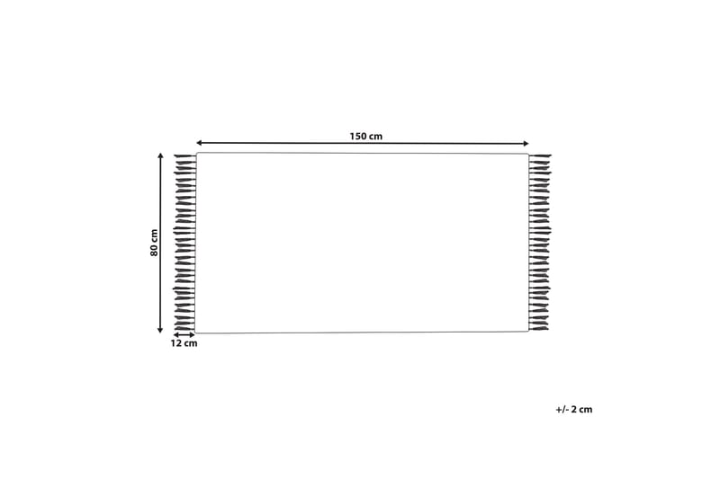 Bademli Ryeteppe 80x150 cm - Blå - Tekstiler - Tepper & Matter - Små tepper