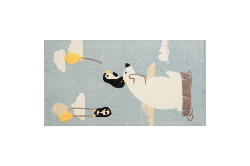 Barus Bomullsteppe 80x150 cm, Blå