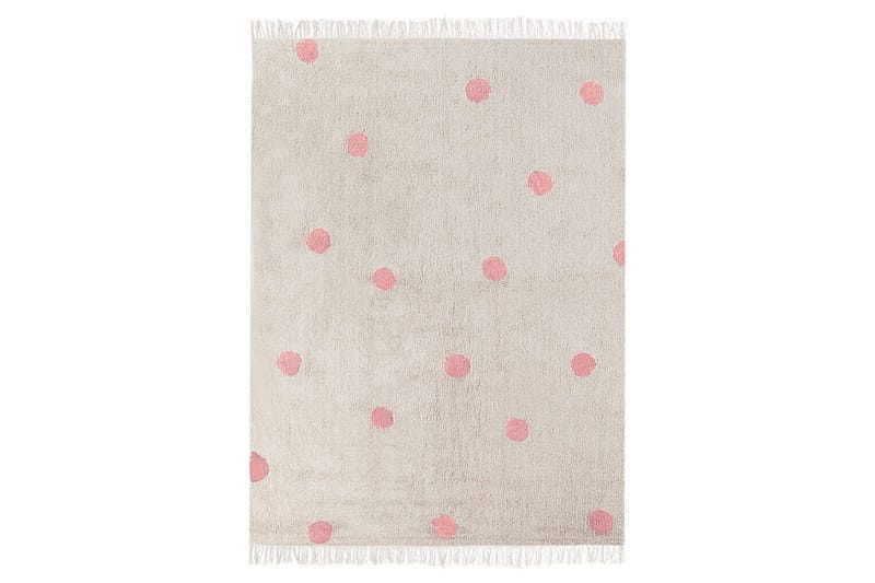 Bomullsmatta Beige, Rosa