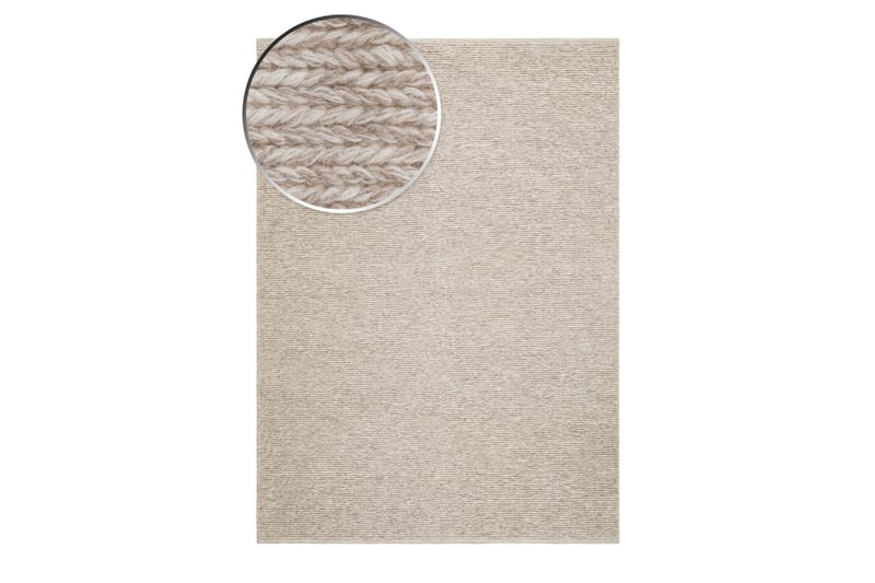 Dalarö Ullteppe 200x300 cm - Beige - Tekstiler - Tepper & Matter - Moderne tepper - Ullteppe