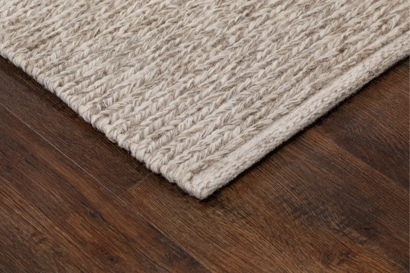 Dalarö Ullteppe 200x300 cm - Beige - Tekstiler - Tepper & Matter - Moderne tepper - Ullteppe