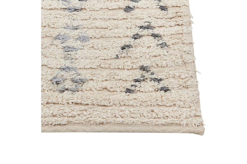 Dispur Bomullsteppe 80x150 cm - Beige - Tekstiler - Tepper & Matter - Moderne tepper - Bomullstepper