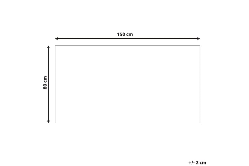 Dispur Bomullsteppe 80x150 cm - Beige - Tekstiler - Tepper & Matter - Moderne tepper - Bomullstepper