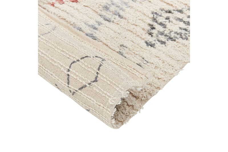 Dispur Bomullsteppe 80x150 cm - Beige - Tekstiler - Tepper & Matter - Moderne tepper - Bomullstepper