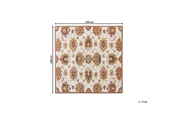 Ezine Ryeteppe 200x200 cm - Beige - Tekstiler - Tepper & Matter - Moderne tepper - Ullteppe